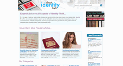 Desktop Screenshot of aboutidentitytheft.co.uk