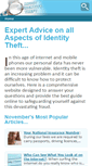 Mobile Screenshot of aboutidentitytheft.co.uk
